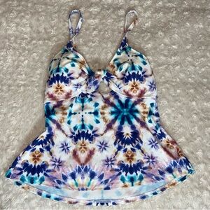 Urban Sea Tie-Dye Women's Swim Cami Top Bathing Suit Beach Summer